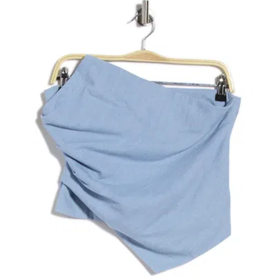 Jbq Arlo Strapless Cotton Top In Blue