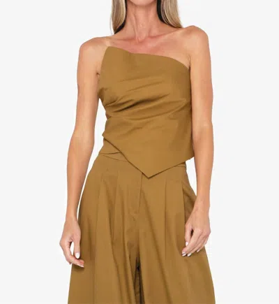Jbq Arlo Top In Honey In Green