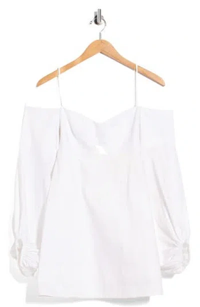 Jbq Ashton Off The Shoulder Minidress In White