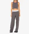 Jbq Aubrey Pant In Slate In Grey