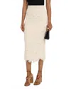 Jbq Brianna Skirt In Bone In White