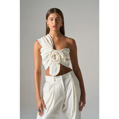 Jbq Camelia Top In White