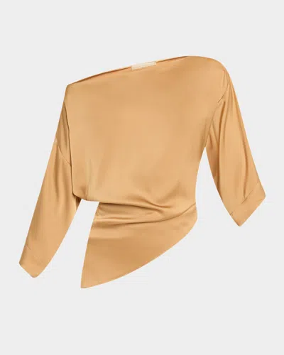 Jbq Cataleya Draped One-shoulder Top