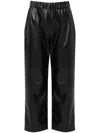 Jbq Cedar Straight Ankle Pants In Black In Black