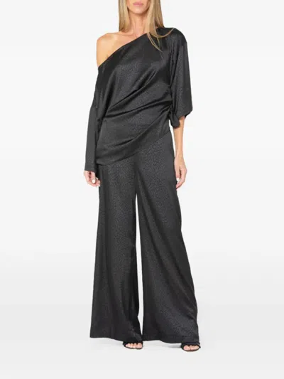 Jbq Claude Leopard-jacquard Trousers In Multi