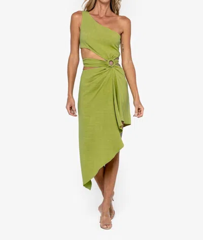 Jbq Corey Dress In Pear In Green