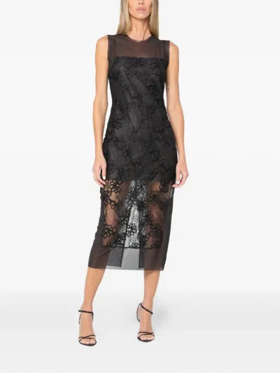 Jbq Cove Midi Dress In Black