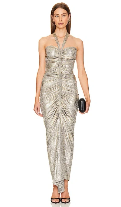 Jbq Dalia Dress In Washed Metallic