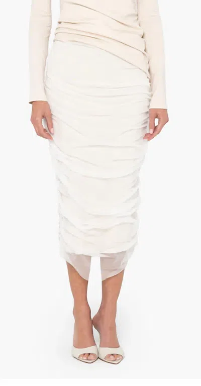 Jbq Donna Skirt In Off-white