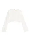 Jbq Karli Eyelet-embroidered Crop Top In White