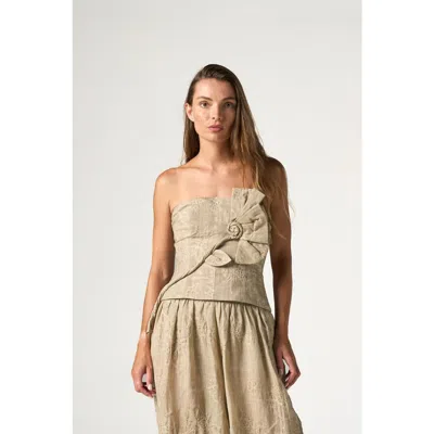 Jbq Florence Top In Neutral