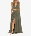 Jbq Greer Skirt In Olive In Green