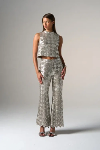 Jbq Gwendolyn Top In Gray