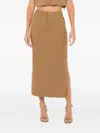 Jbq Reese Midi Skirt In Neutral
