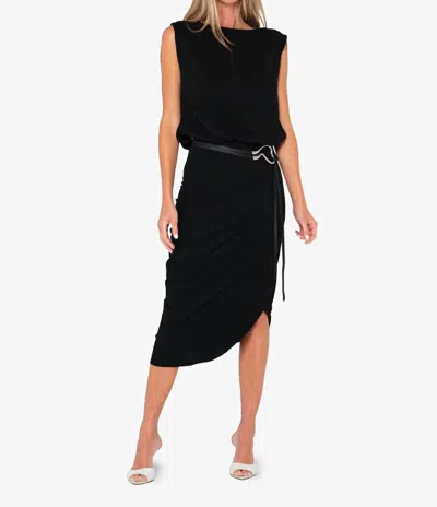 JBQ ITALIA SLEEVELESS DRESS IN BLACK