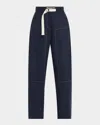 Jbq Jill Belted Pants In Navy