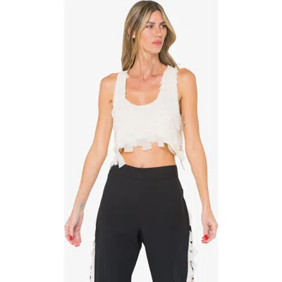 Jbq Juliet Crop Top In Brown