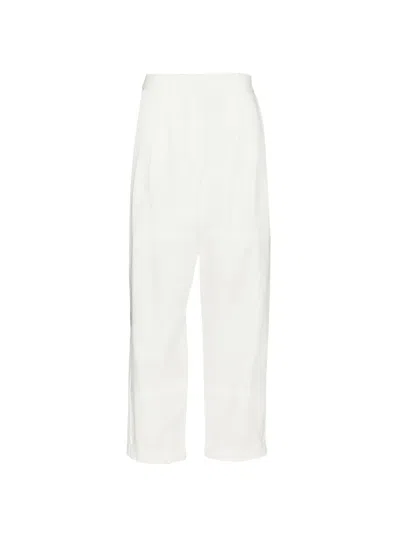 Jbq Kai Pleated Trousers In White