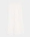 Jbq Kenzie Eyelet-embroidered Maxi Skirt In Off White