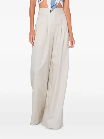 Jbq Logan Pleated Trousers In Neutrals