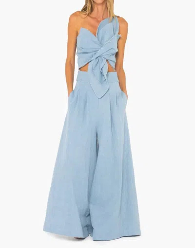Jbq Logan Wide-leg Pant In Denim In Blue