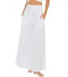 Jbq Logan Wide Leg Pants In Cream In White