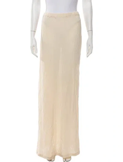 Pre-owned Jbq Long Skirt In Neutrals