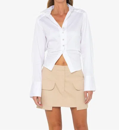Jbq Lumi Skirt In Light Beige