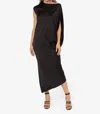 Jbq Mariah Midi Dress In Black In Black