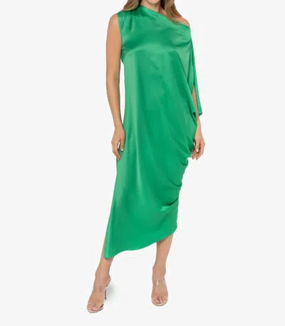 Jbq Mariah Midi Dress In Emerald In Green