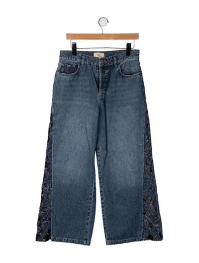 Pre-owned Jbq Mid-rise Straight Leg Jeans In Blue