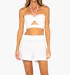 Jbq Nova Top In Oyster In White