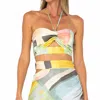 Jbq Nova Top In River Abstract In Multi