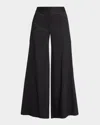 Jbq Oslo Wide-leg Pants In Black