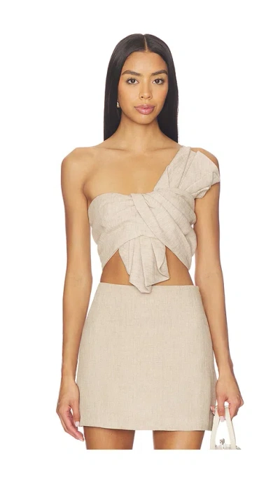 Jbq Oyster Top In Neutral