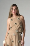 Jbq Philo Top In Neutral