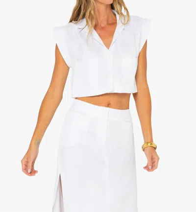 JBQ PREEN TOP IN WHITE