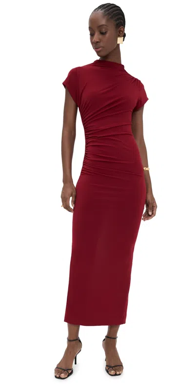 Jbq Reign Dress Sangria In Red