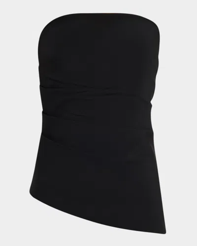 Jbq Royce Strapless Gathered Top