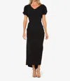 Jbq Stella Midi Dress In Black In Black