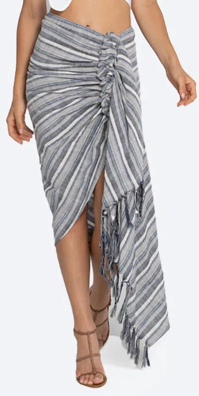 Jbq Tulum Luxe Skirt In Blue-multi