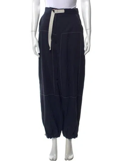 Pre-owned Jbq Wide Leg Pants In Blue