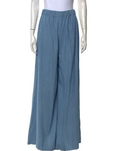 Pre-owned Jbq Wide Leg Pants In Blue