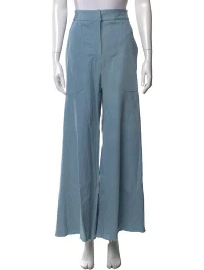 Pre-owned Jbq Wide Leg Pants In Blue