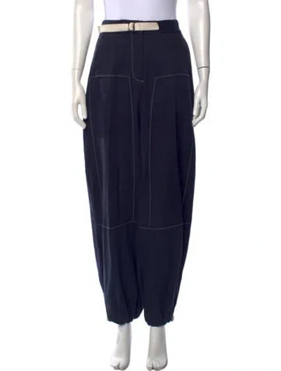 Pre-owned Jbq Wide Leg Pants In Blue