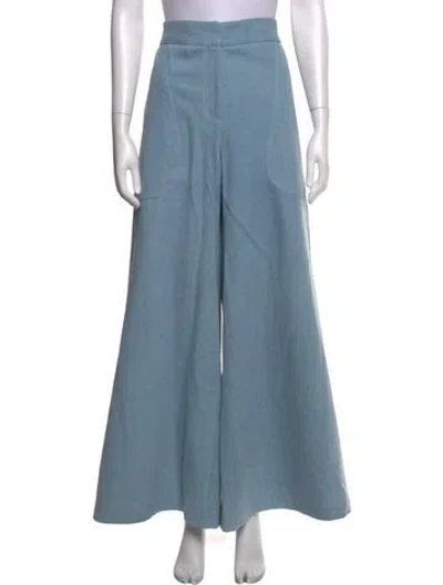 Pre-owned Jbq Wide Leg Pants In Blue