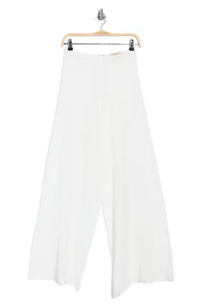 Jbq Wide Leg Pants In White