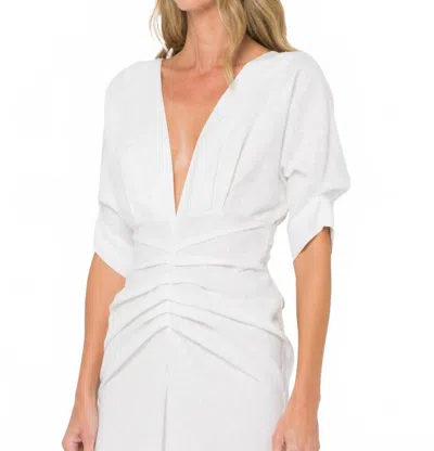 Jbq Women's Ash Top In Bone In White