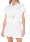 Jbq Women's Isabelle Top In Off White In White