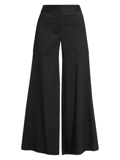 Jbq Oslo Wide-leg Pants In Black